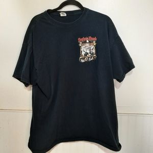 Mens black Daytona beach bike week 2017 t-shirt size XL cotton